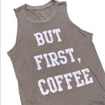 Fifth Sun  xsmall But First Coffee burnout tank Photo 1