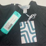 Market & Spruce  women's XS black crochet front short sleeve tee stitch fix casua Photo 13