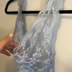 Victoria's Secret Sexy Blue Lace Teddy Halter Neck XS Photo 2