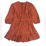 Baltic Born NWT  Amelia Boho Mini Dress Rust Brown Womens Small Photo 3