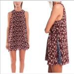 Elizabeth and James FLOWY TUNIC DAYNE BLACK CHERRY BLUE DRESS Photo 1