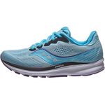 Saucony NEW  Ride 14 Running Shoe POWDER/ CONCORD‎ Womens  Athletic Photo 2