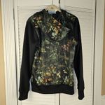 Volcom Womens Green Nelson Fleece Full Zip Hoodie Jacket Small Photo 1