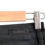 BLANK NYC Jack Leather-Like Raw Edge Denim Jean Mini Skirt Black Shine 25 Revolve Photo 7