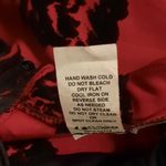 B Darlin B. Darlin Dress Junior Size 9/10 Black Red Velvet Sleeveless Cocktail Party Prom Photo 6