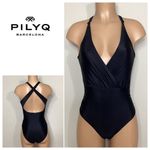PilyQ New. black halter swimsuit. Photo 1