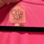Chaser  Neon‎ Pink Short Sleeve V-Neck Tee Size Small Photo 4