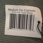 Vera Bradley NWT  Medium Zip Cosmetic Bag in Cuban Stamps Tropical Vacation Theme Photo 4