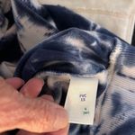 Wonderly  NWT blue tie dye fleece pull-on drawstring cuffed shorts w/ pockets. S Photo 8