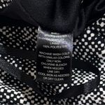 White House | Black Market WHBM Black & White Micro Polka Dot V-Neck Midi Pencil Dress Career Church Size 8 Photo 7