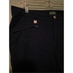 Ralph Lauren L-RL  Active Navy Blue Cropped Capri Pants Size 10 Photo 2