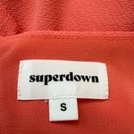 superdown Revolve Grace Cross Front Mini Dress Women's Small Pink Halter Party Photo 10