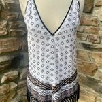 White House | Black Market WHBM Fringe Hem Halter Top Photo 6