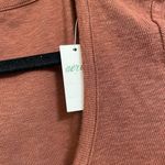 Aerie  Burnt Orange Ribbed Long Sleeve Henley Bodysuit XL NWT Photo 4