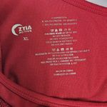 Zyia Oxblood Athletic Tank Top Size XL Burgundy Activewear Top Photo 7