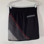 Title Nine Merino Wool Houndstooth Geometric Zipper Detail Mini Skirt Size XS Photo 1