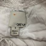 Greylin Dress Womens Small White Mini Tassel Tie Waist Sleeveless Casual Summer Photo 5