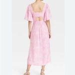 A New Day Pink Floral Midi Dress Photo 1