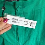 MINKPINK Virgo Green Linen Blend Pleated Shorts Size S – NWT Summer Staple Photo 2