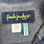Fresh Produce Women Denim Jean Jacket Large Stretch Rhinestone Classic Heritage Photo 3