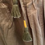 Anthropologie  Pintuck Embroidered Mini Dress Color Seaweed Cotton Modal Size XS Photo 5