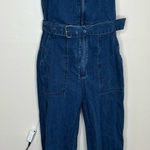 Rachel Comey  x Target Indigo Denim Wash Jean Sleeveless Jumpsuit Size 2 belt Y2K Photo 0