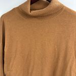Treasure & Bond Treasure and bound brown turtle neck pullover viscose nylon sweater size medium Photo 3
