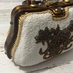 Adele Vintage Beaded Purse Brown Photo 9