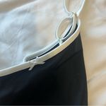 frankie's bikinis Black One Piece with White Trim Photo 2