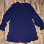 plaid flannel dress Blue Size M Photo 2