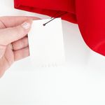 ZARA NWT  Limited Edition Asymmetrical Sweetheart Top XS Red‎ Photo 8