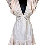 Jen's Pirate Booty Peach Graphite Mini Dress Photo 0