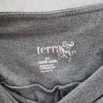 Terra & Sky  Gray Stretch Skinny Leggings Pull On Pants Plus 20W 22W 2X Photo 3