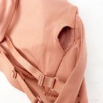 Gymshark NEW Laser Cut Strappy Sports Bra Deep Blush Pink Terracotta Photo 11