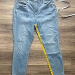 Good American  Blue Skinny Jeans 18  with Light Wash Good Legs High Rise Photo 6