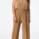 Cato Gold Pleated Romper Photo 0