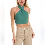 Derek Lam  10 Crosby Chaya Crop Top - Green, Size 16 NWT Photo 2