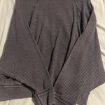 Z Supply Gray Waffle Knit Top Photo 5