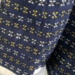 Juicy Couture  Y2K Navy Tweed Open Front Jacket Cream Trim Cropped Preppy XS 2 Photo 8