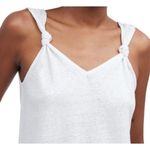 Madewell Womens Knotted Strap Set Of Two Tank Tops White and Lilac Size S Photo 1