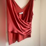 Bailey44 Bailey‎ 44 Sleeveless Satin Blouse in Burnt Orange Sz L Photo 3