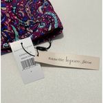 Nanette Lepore  Eugenia Plunge Molded  Bikini Top Persian Paisley Raspberry 8 Photo 2