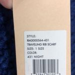 Rebecca Minkoff  Traveling Rib Scarf Night NWT Photo 6