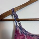 The Pyramid Collection Pink and Blue Tie Dye Spaghetti Strap Maxi Dress Size M Photo 3