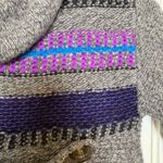 Free People Gretal Swing Hoodie Gray Knit Boho Artsy Textured Cardigan M Size M Photo 10