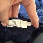 ASTR New! The Label Athens Ruched Ruffle Front
Puff Sleeve Midi Dress Navy Small Photo 7