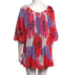MISA Los Angeles Misa Devon Floral Off Shoulder Mini Dress in Poppy Love Size S NWT Photo 3