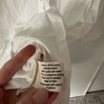 Honest Cotton OS Penelope White Shirt Dress Size M Photo 6