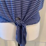 Olivia Rae Livi by  | Blue Striped Women's Top Photo 3