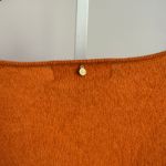 Rosemunde Copenhagen Wool Cashmere Sweater V Neck Luxury Orange Extra Small XS Photo 6